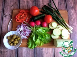 Салат "Вкусное лето" для купатов