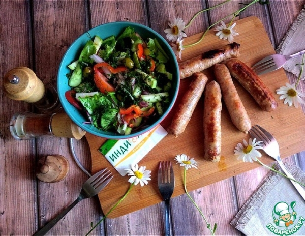 Салат "Вкусное лето" для купатов