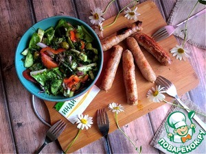 Салат "Вкусное лето" для купатов