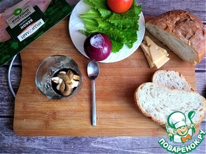 Сэндвич из чиабатты с беконом Сэндвич из чиабатты с беконом