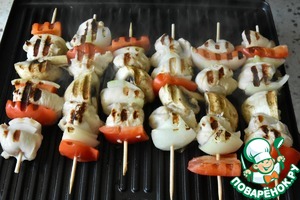 Шашлычки из индейки с медом и чесноком Шашлычки из индейки с медом и чесноком