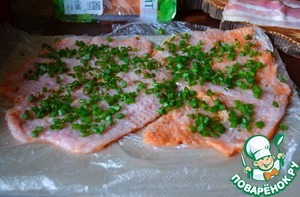 Шашлыки-рулеты из индейки с беконом