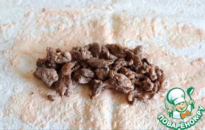 Шаурма с бараниной и обжаренными овощами Шаурма с бараниной и обжаренными овощами