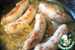 Шаурма с купатами и хрустящим луком Шаурма с купатами и хрустящим луком