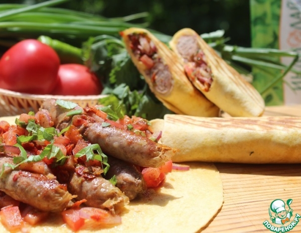 Сосиски в лепешке по-итальянски Сосиски в лепешке по-итальянски