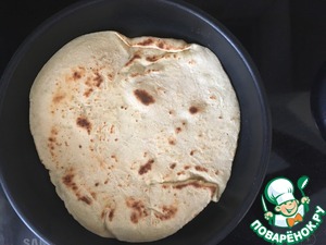 Сытная кесадилья с индейкой