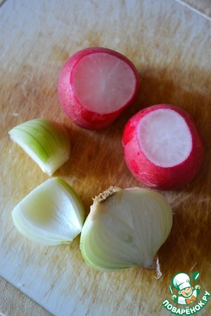 Закуска на шпажках из индейки