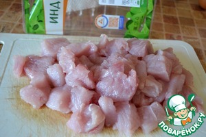 Закуска на шпажках из индейки