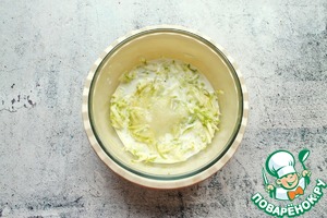 Кабачковые блины фаршированные индейкой