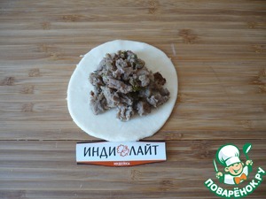 Отрывной пирог с фаршем из индейки