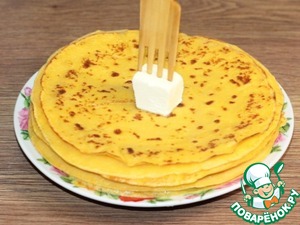 Овощные блинчики с фаршем индейки