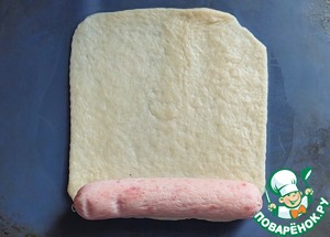 Булочки с сосисками "Цветочки"