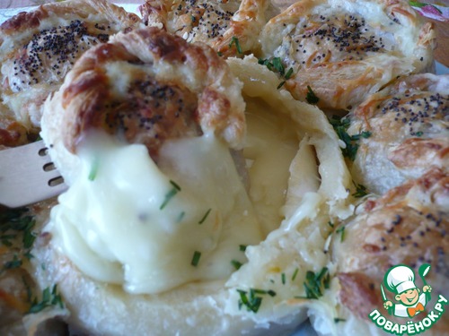 Отрывной пирог с фаршем из индейки