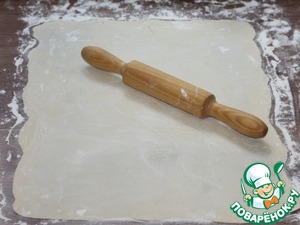 Пирог с индейкой, картофелем и луком