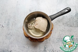 Кабачковые блины фаршированные индейкой