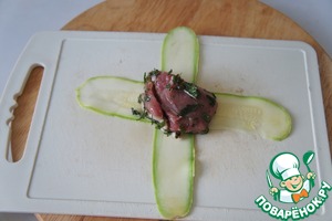 Баранина-гриль "Крестики-нолики"