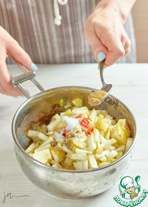 Баранина с грушевым соусом