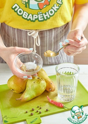 Баранина с грушевым соусом