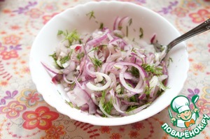 Баранина в луковом маринаде