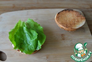 Бургер "Цезарь" с индейкой