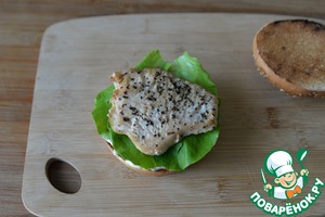 Бургер "Цезарь" с индейкой