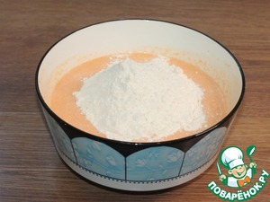 Овощные блинчики с фаршем индейки