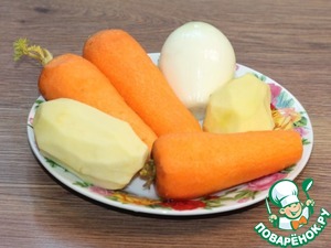 Овощные блинчики с фаршем индейки