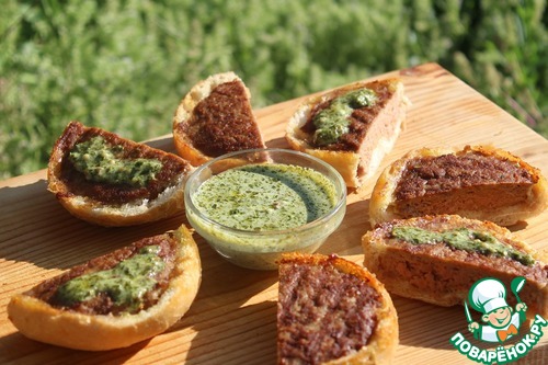 Фаршированные булочки или горячий бутерброд