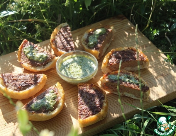 Фаршированные булочки или горячий бутерброд