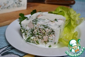 Холодная закуска из индейки "Айсберг"