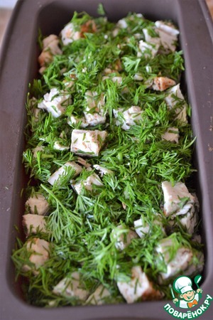 Холодная закуска из индейки "Айсберг"