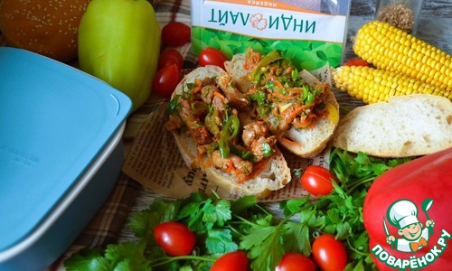 Индейка в остром овощном соусе