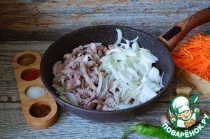 Индейка в остром овощном соусе