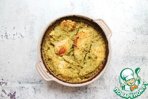 Индейка в зеленом соусе Индейка в зеленом соусе