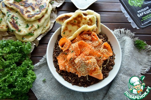 Индийский морковный салат с бараниной Индийский морковный салат с бараниной