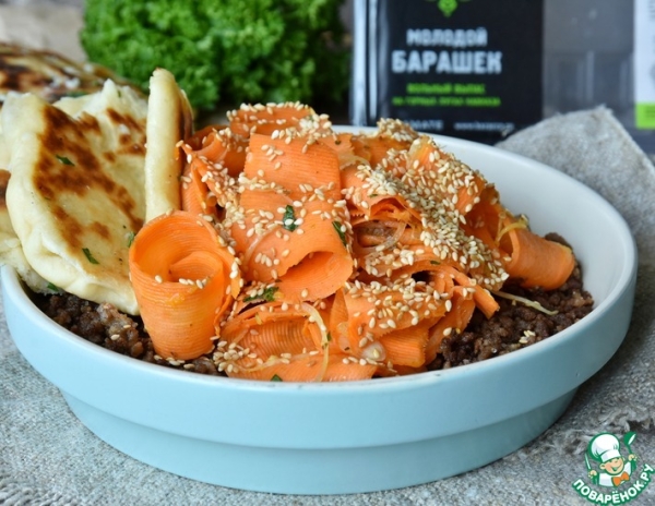 Индийский морковный салат с бараниной Индийский морковный салат с бараниной