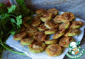 Кабачковые кольца с фаршем