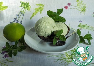 Кокосовое мороженое с авокадо Кокосовое мороженое с авокадо