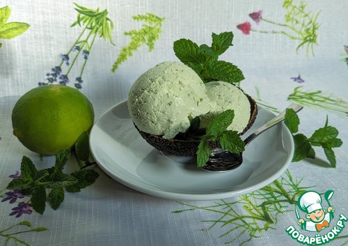 Кокосовое мороженое с авокадо Кокосовое мороженое с авокадо