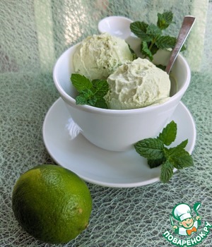 Кокосовое мороженое с авокадо Кокосовое мороженое с авокадо