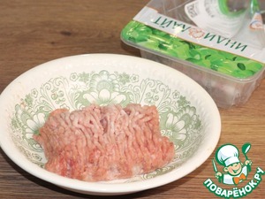 Котлеты из фарша индейки под шубкой