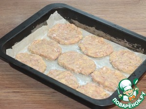 Котлеты из фарша индейки под шубкой