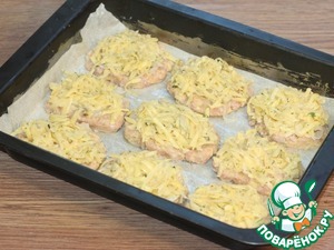 Котлеты из фарша индейки под шубкой