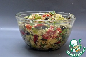 Кускус с запеченными овощами