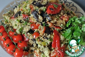 Кускус с запеченными овощами