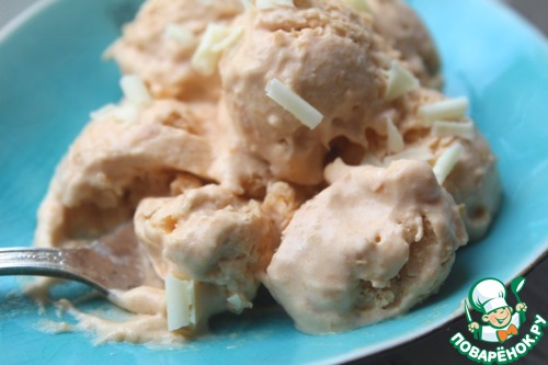 Мороженое из свежих абрикосов