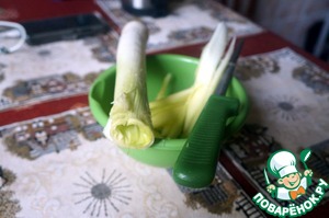 Порей фаршированный