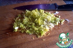 Порей фаршированный