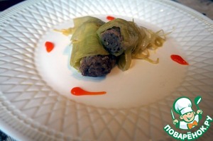 Порей фаршированный