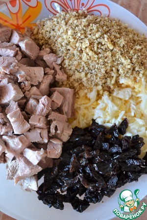 Салат из индейки "Королевский" Салат из индейки "Королевский"